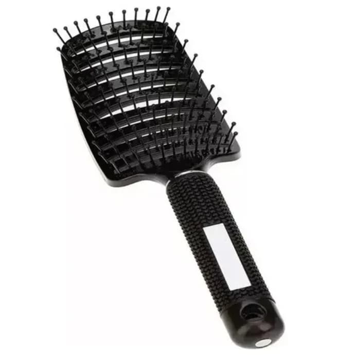 Escova de Cabelo Raquete com Design Vazado para Secagem Rápida