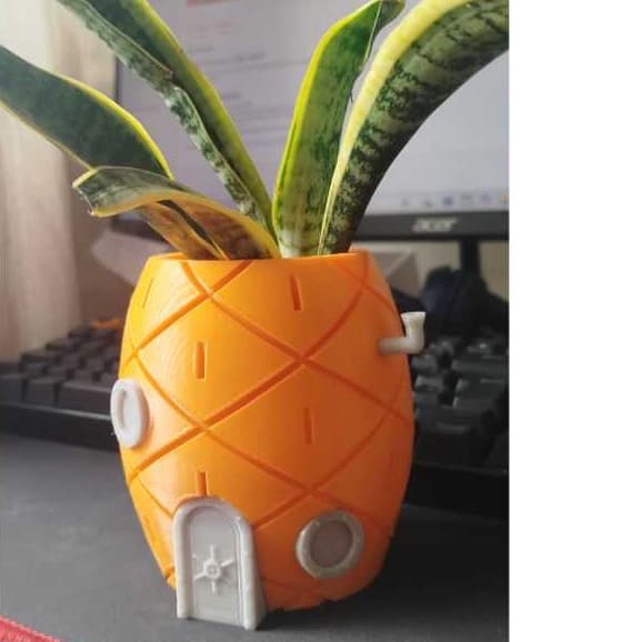 Vaso Casa Bob Esponja Decorativos Planta ou Flor