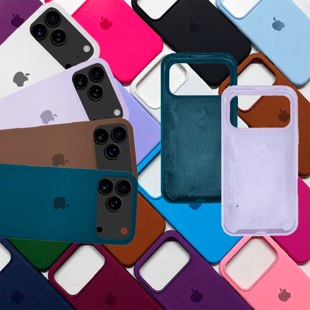 Capinha Case iPhone 17 Pro Max Silicone Aveludada Capa Premium