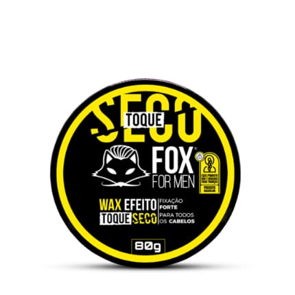 Pomada Toque Seco Fox 80g Efeito Matte Natural