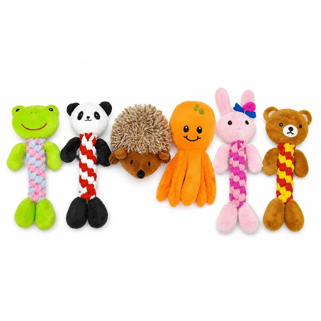 Brinquedo Mordedor Pelúcia Polvo Laranja para Cães Cachorro Pet 16cm
