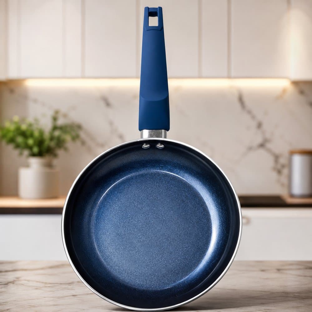 Frigideira Antiaderente Revestimento Cerâmico 22cm - Azul
