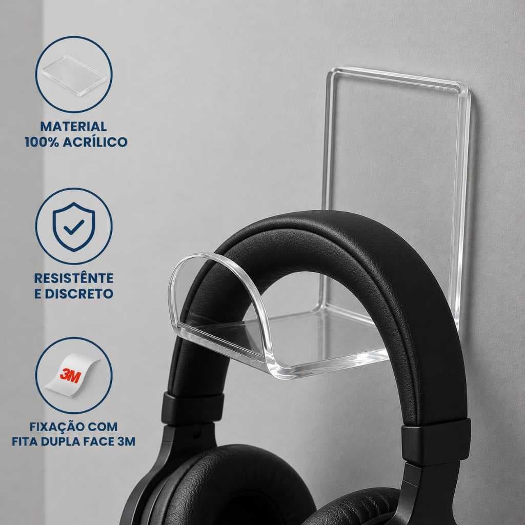 suporte para fone headset gamer fone de ouvido