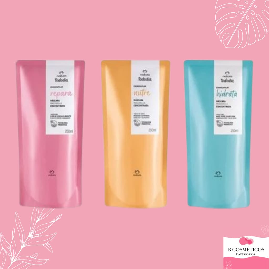 Refil Máscara Concentrada capilar natura Tododia 250 ml