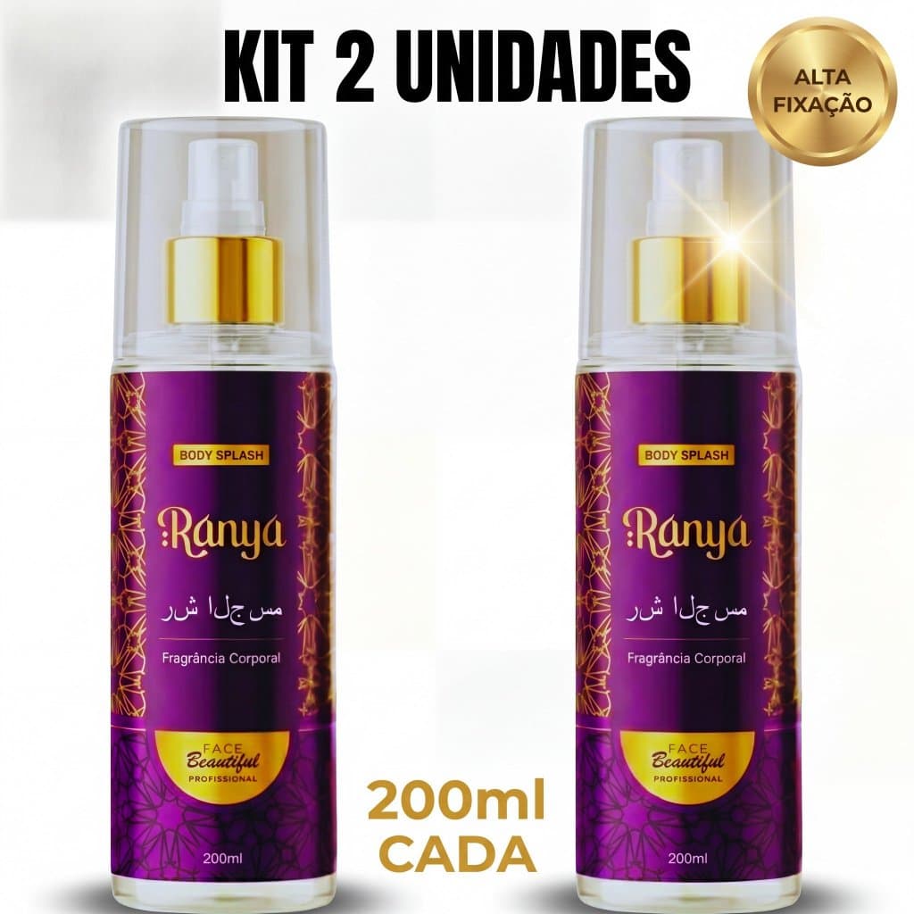 Body Splash Perfume Feminino Alta Fixação Corporal Ranyá