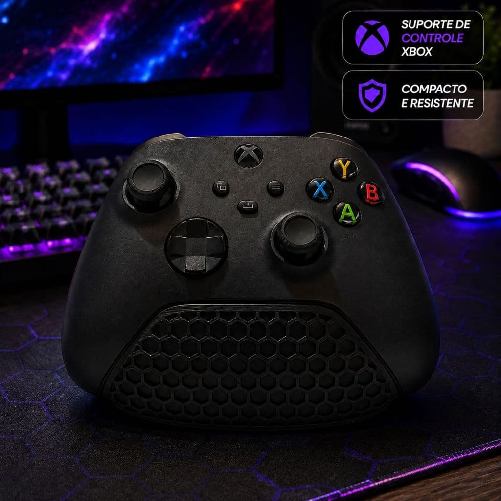 Suporte para Controle Xbox Organizador de Mesa Base para Joystick Xbox One Series S X Series X