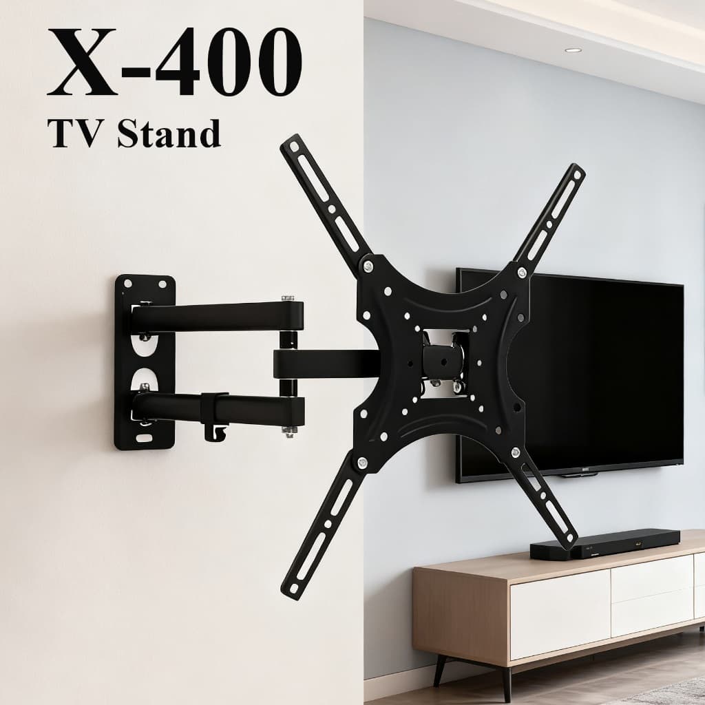 Suporte de tv Led LCD Bi-articulado Vesa 10'' a 26'' X-100/ 32" a 55" X-400
