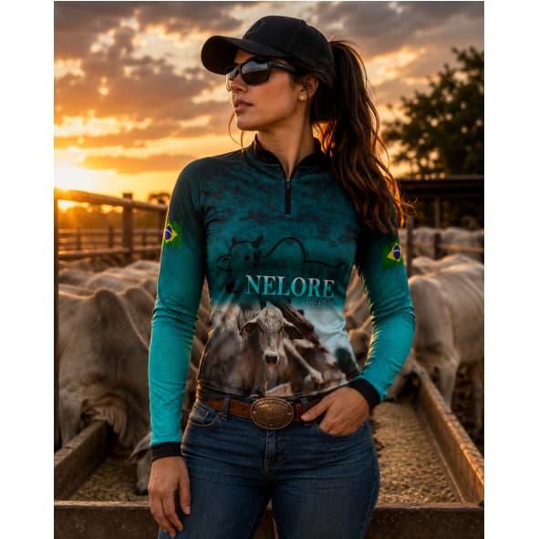 Camisa Camiseta Agro  Gado Unissex Proteção Solar Uv50 Gll55