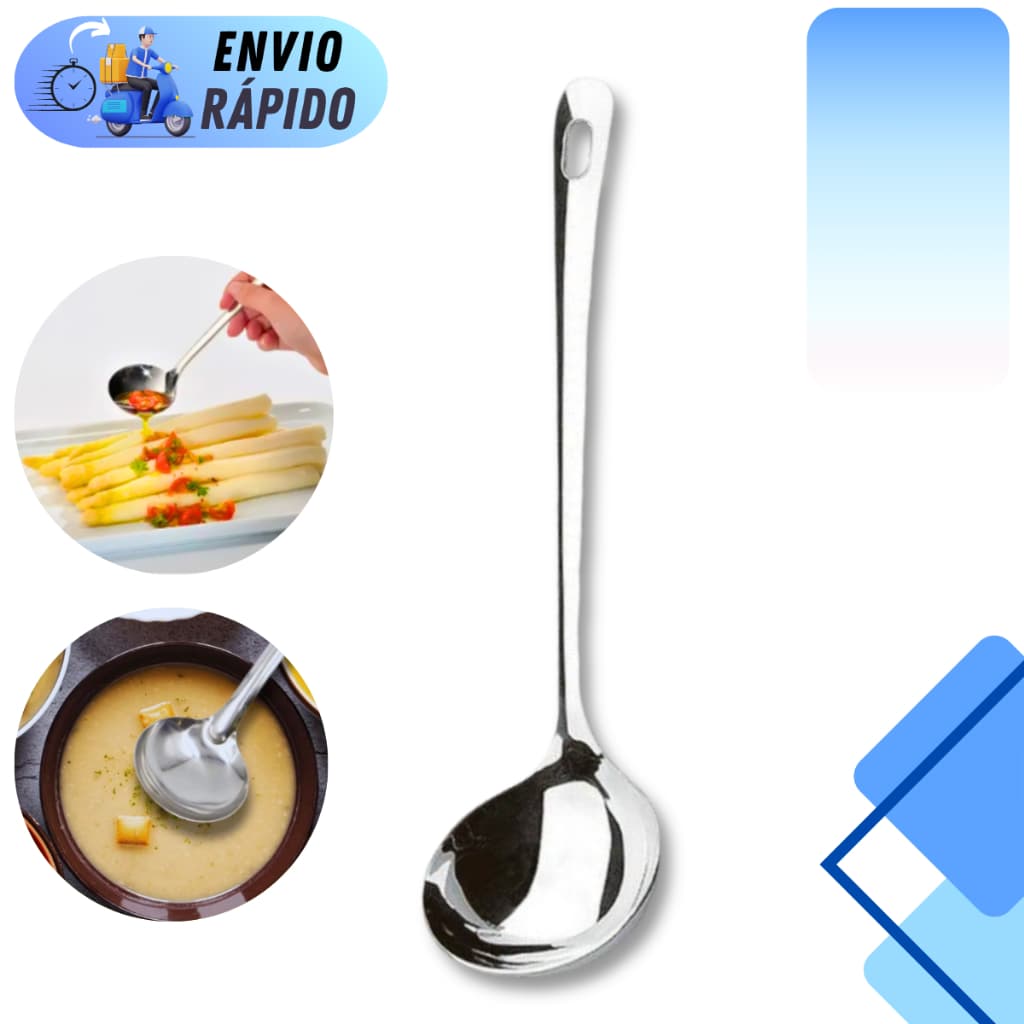 MINI CONCHA AÇO INOX 16,8CM PEQUENA PARA MOLHOS CALDOS VINAGRETE E SOBREMESA UTENSILIOS SERVIR