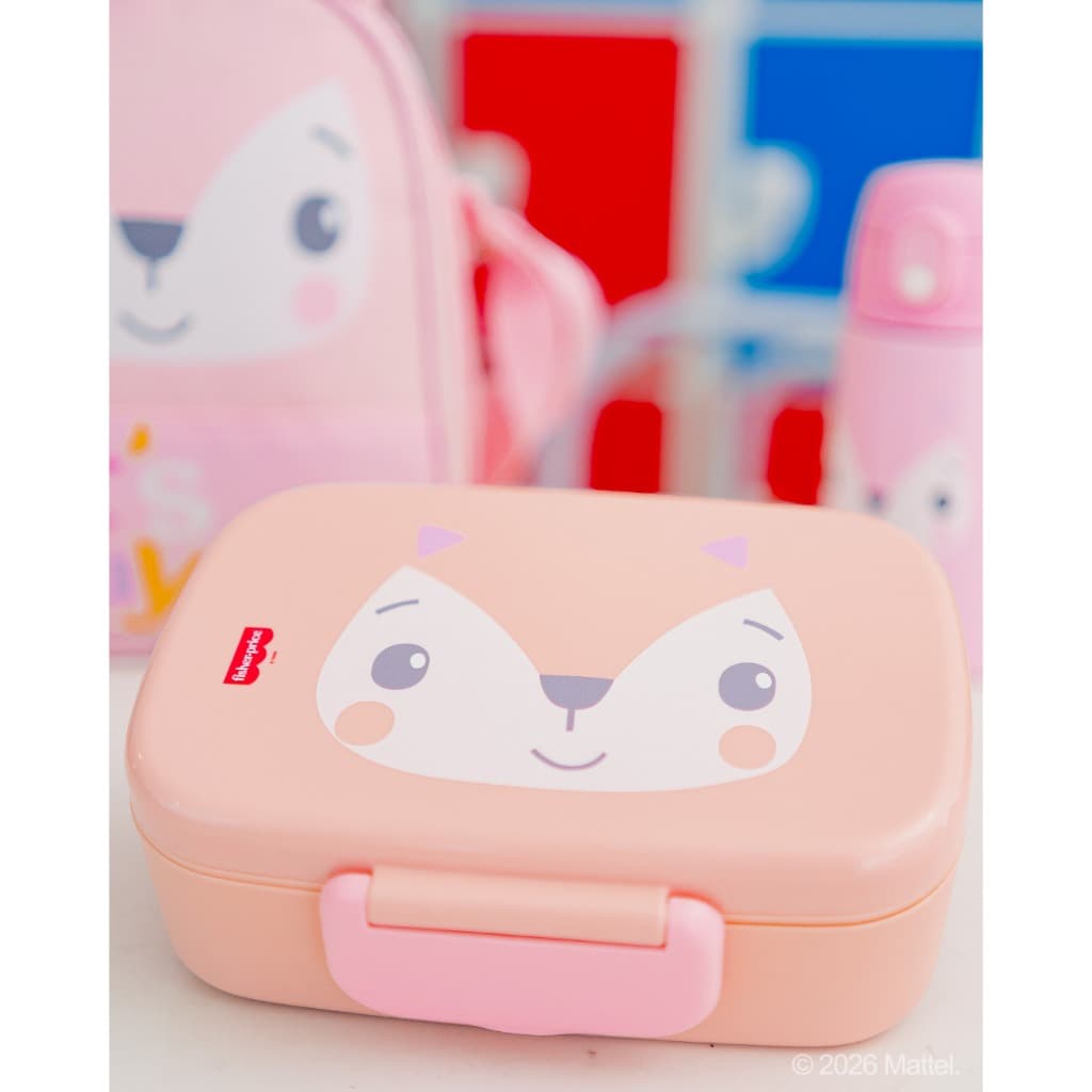 Lancheira Bento Box Fisher Price Com Talher Lancheira infantil Premium