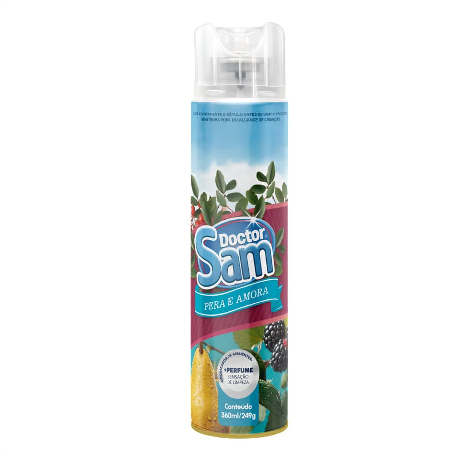 Odorizador Ambiental Pera e Amora 360ml/249g - Doctor Sam