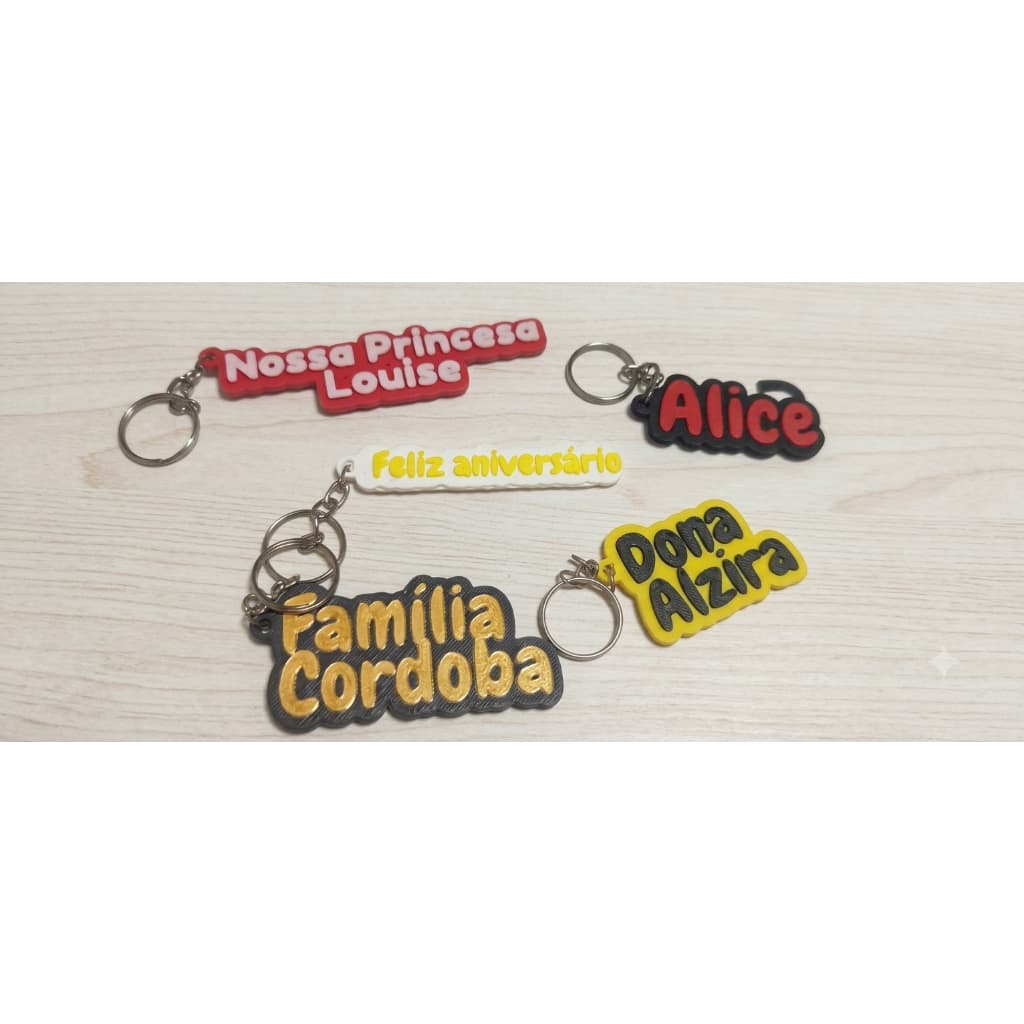Chaveiro com nome personalizado, lembranças aniversário