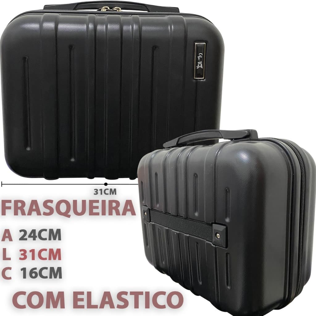 Frasqueira de mão mala de mão de bordo para viagem pequena menor preco mala frasqueira promocao