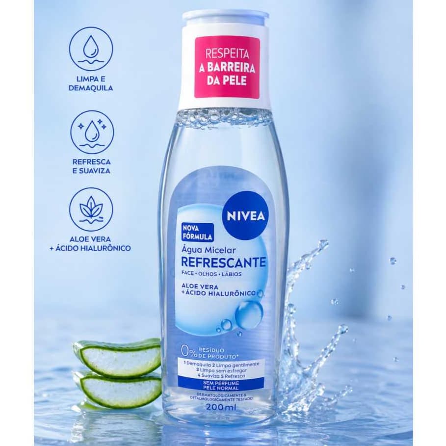Nívea Água Micelar Solução de Limpeza 200ml