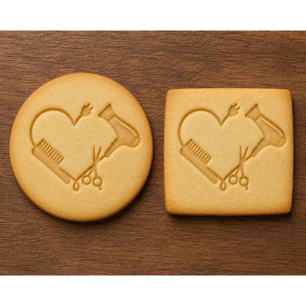 Carimbo e Cortador de Biscoito Cabeleleira/Salão
