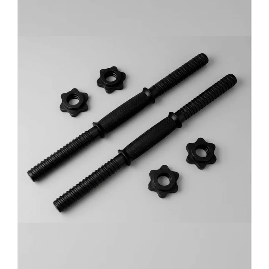 Par Barras Halter 42cm Rosca 1 Pol Pegada Antiderrapante