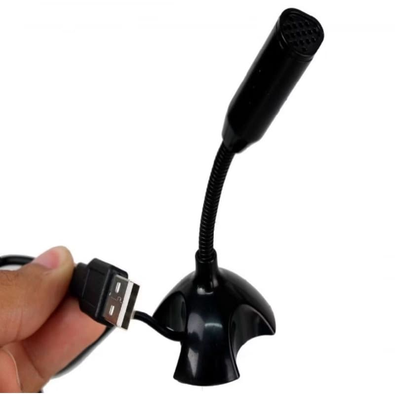 Microfone de Mesa USB XT2159 - Cancelamento de Ruído, Design Articulável