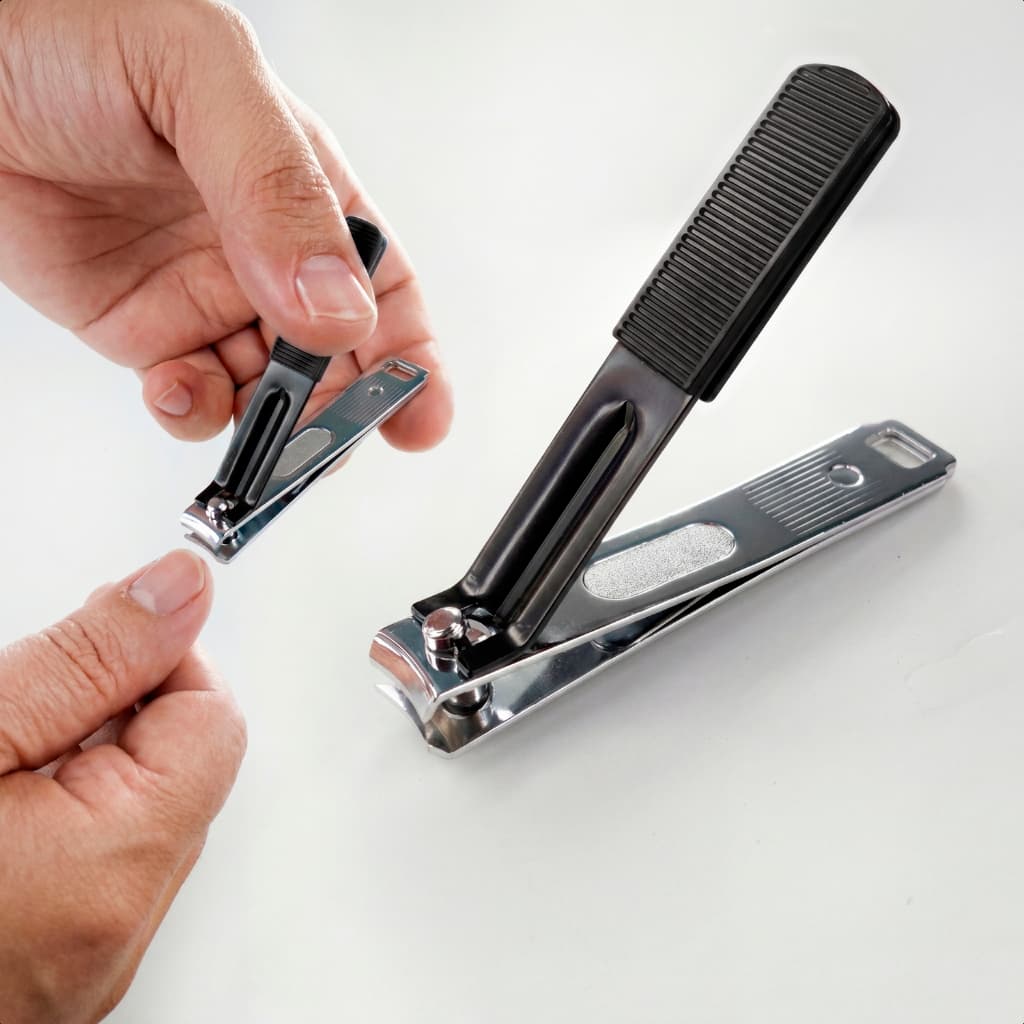 alicate corta-unha grande cortador de unha encravada grossa aparador com lixa profissional aço inox