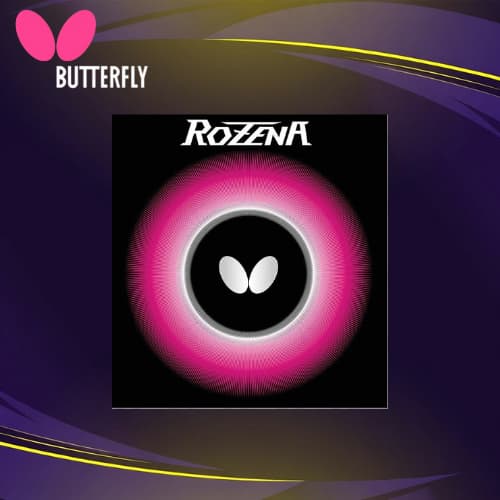 Borracha Butterfly Rozena 06020 Vermelha/Preta – Equilíbrio entre Velocidade, Efeito e Controle