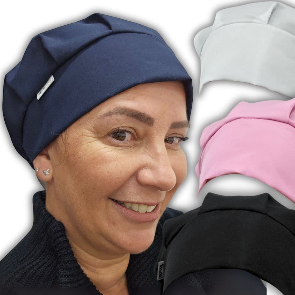 Touca Feminina Gorro Cirurgico Cozinha com elástico confortável cores lisas