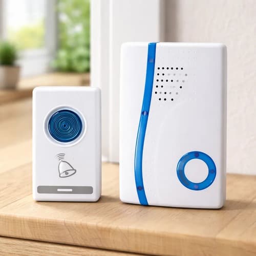 Campainha Sem Fio Residencial Longo Alcance Idosos 32 Toques Bivolt