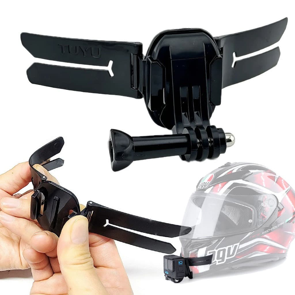 Kit De Montagem Para Câmera De Ação No Capacete De Motocicle Fácil de instalar