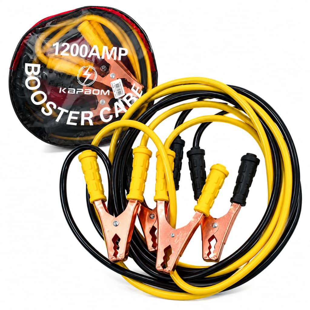 Cabo De Chupeta Carga Auxiliar para Bateria Carro Automotiva Caminhão 2,5 Metros 1200amp Universal
