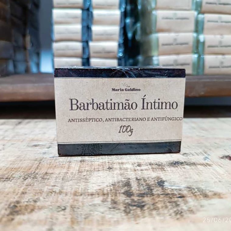 Kit 3 Sabonetes Barbatimão e Açafrão Intimo e Depilatório natural