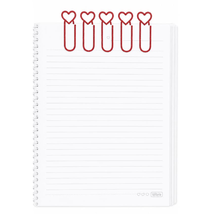 Clips de Papel Coração e Estrela – Criativo para Estudos, Escola e Papelaria