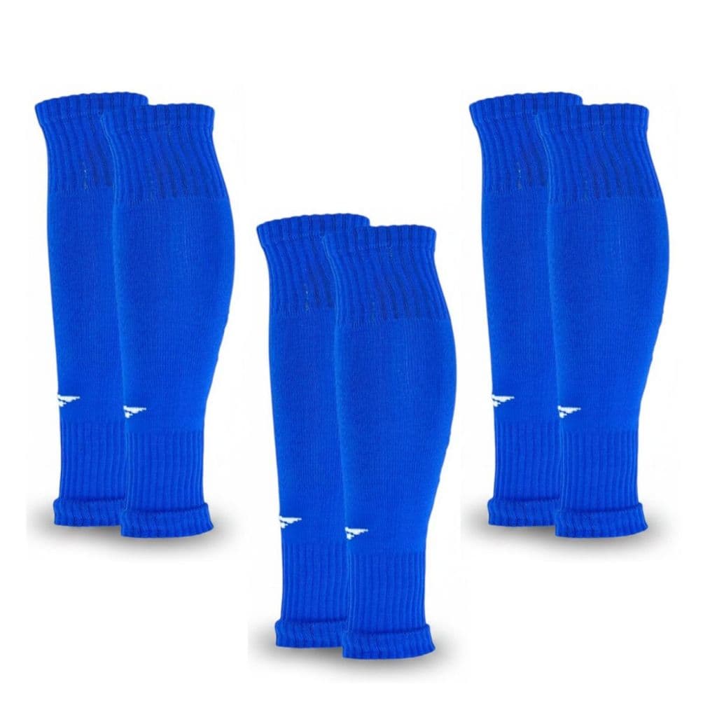 Kit 3 Canelitos Meião Cortado Penalty Oficial Futebol Campo Suporte Caneleira Adulto Macio Resistente Pro