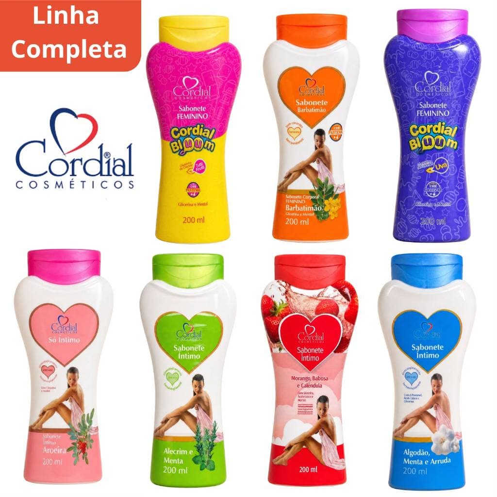Sabonete Íntimo pH Controlado D Pantenol Ácido Lático Cordial Cosméticos 200 ml