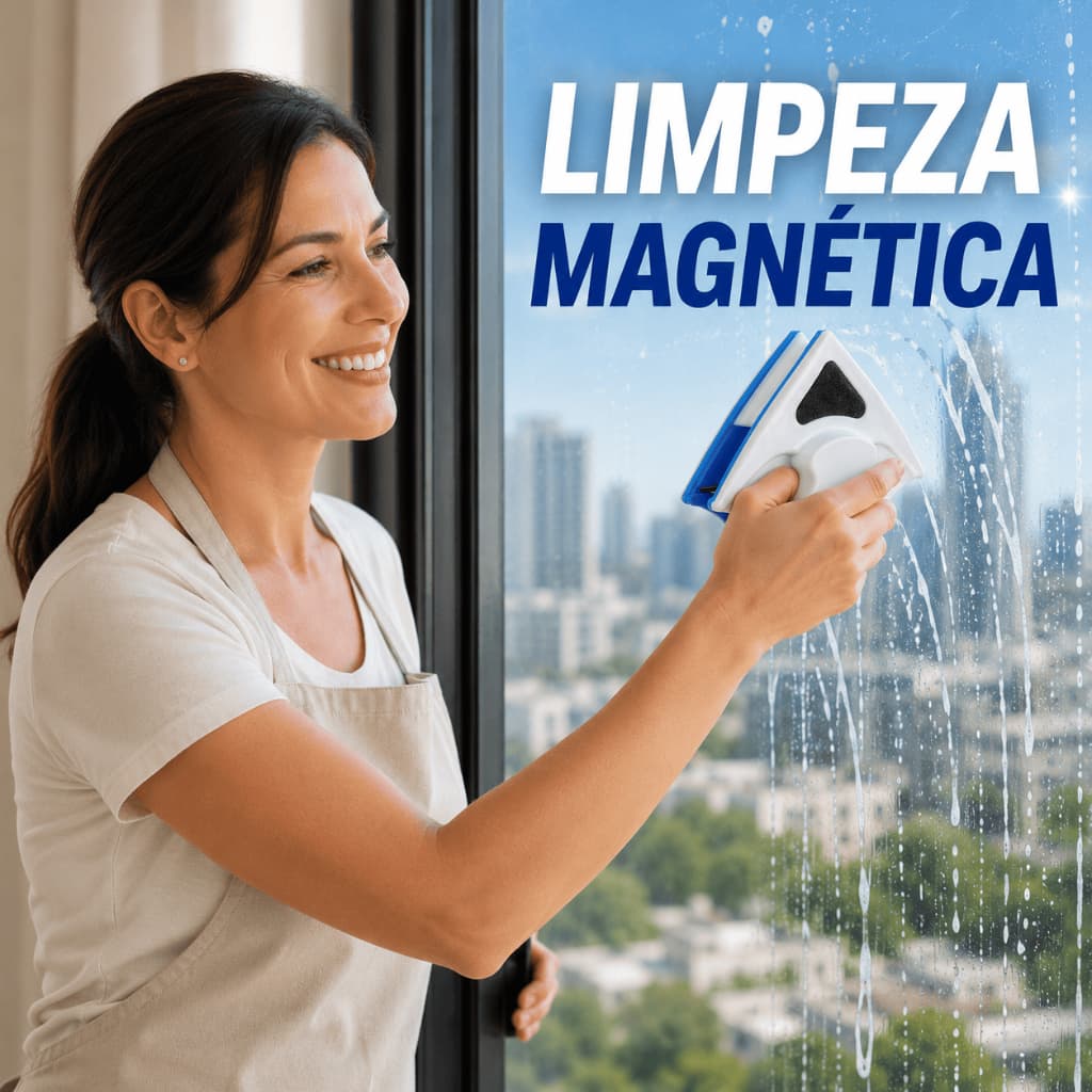Limpador de Vidros Magnético Dupla Face - FLASH SHOP