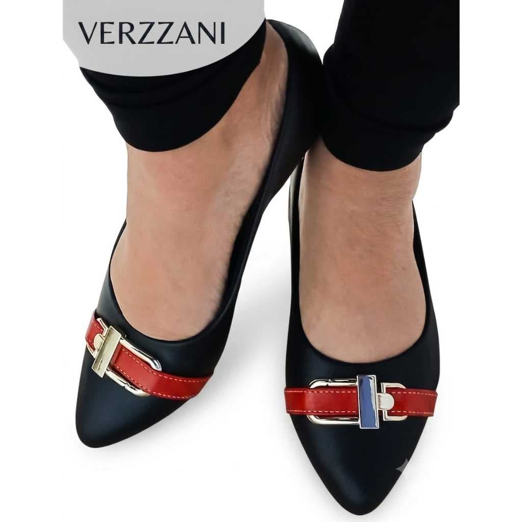 Sapatilha Feminina Napa preto/vermelho e napa off-whit /preto , palmilha confort, sapato confortavel