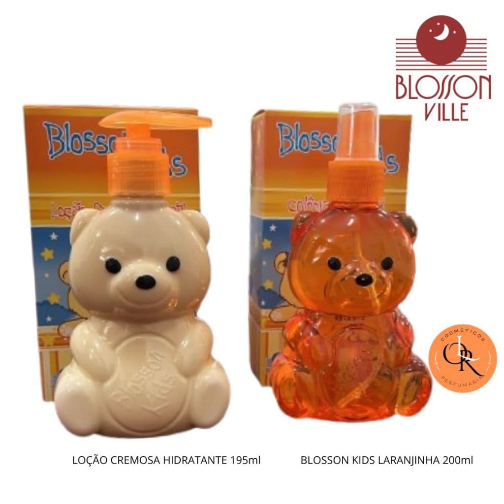 Blosson Kids - Laboratório (Edição Limitada) - Blosson kids 200ML + Loção Cremosa Hidratante 195 ML