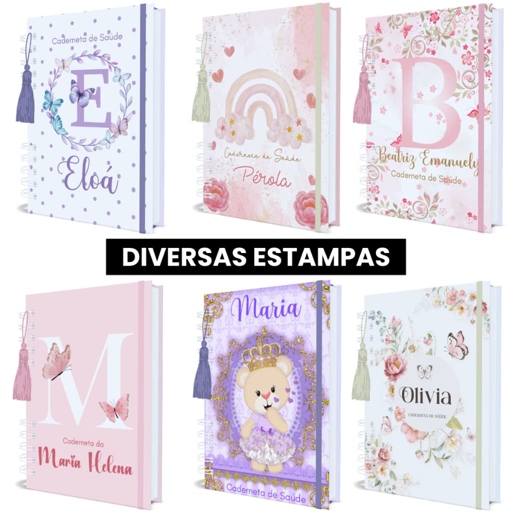 Caderneta De Saúde Menina Modelos 1