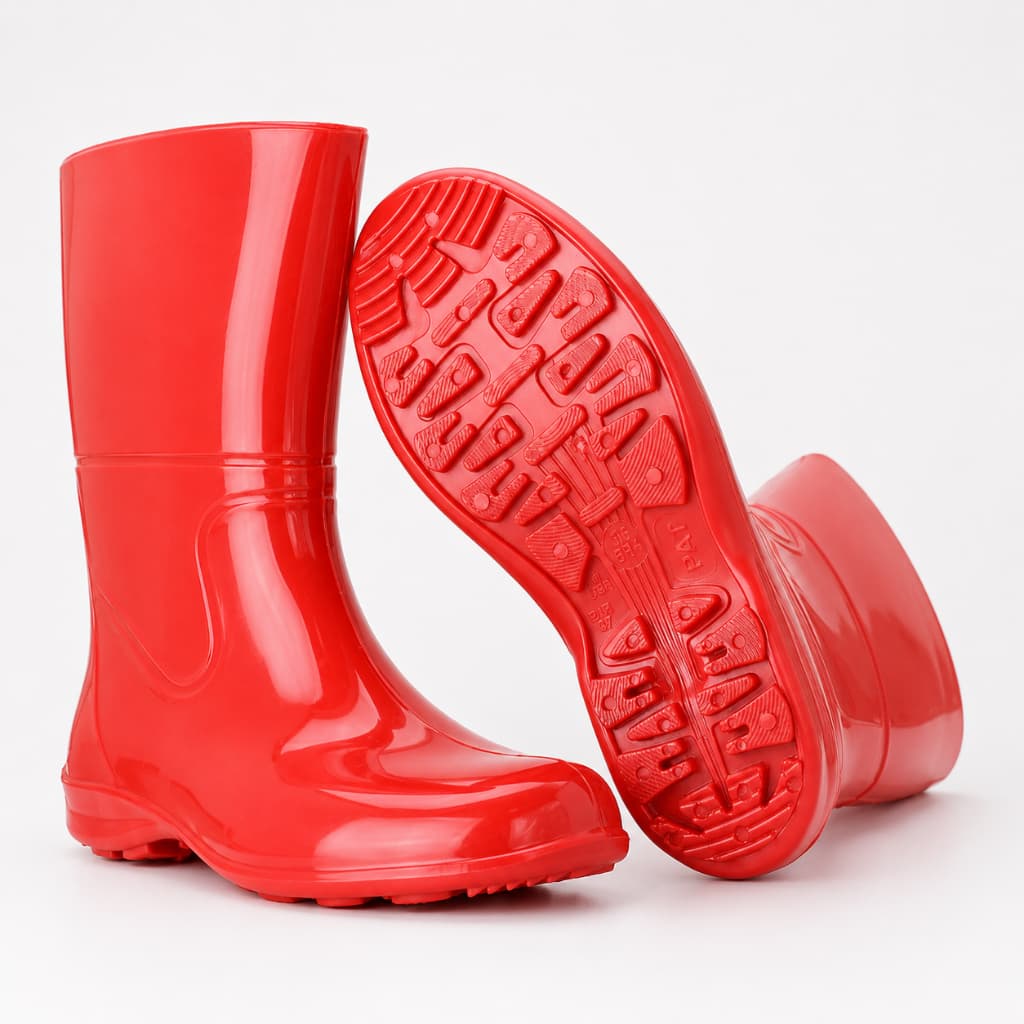 Bota Borracha Galocha Cano Médio RCA Impermeável Com Forro Chuva p/ Limpeza Motoboy Chuva Agrícola  numeração especial