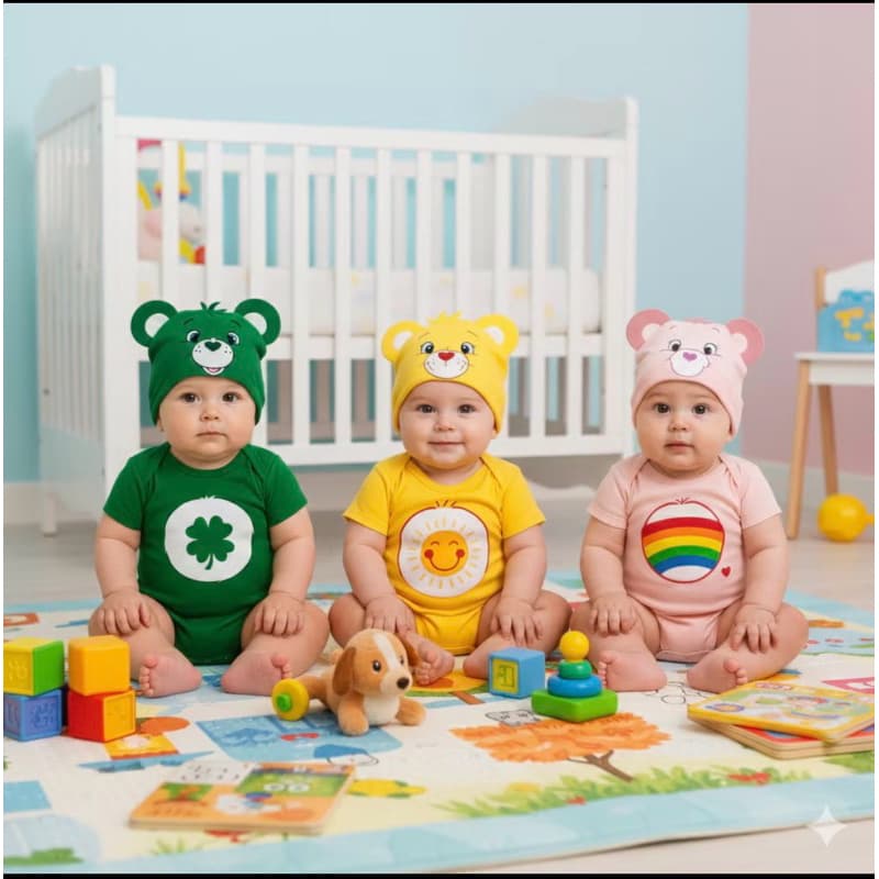 Body bebe Temático Ursinhos Carinhosos Mêsversario