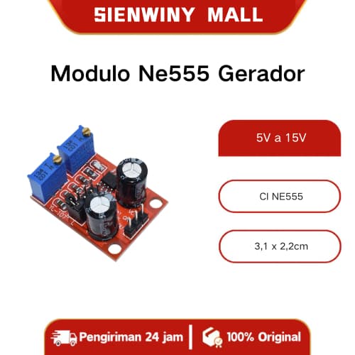 Modulo Ne555 Gerador De Pulso Frequência Pwm