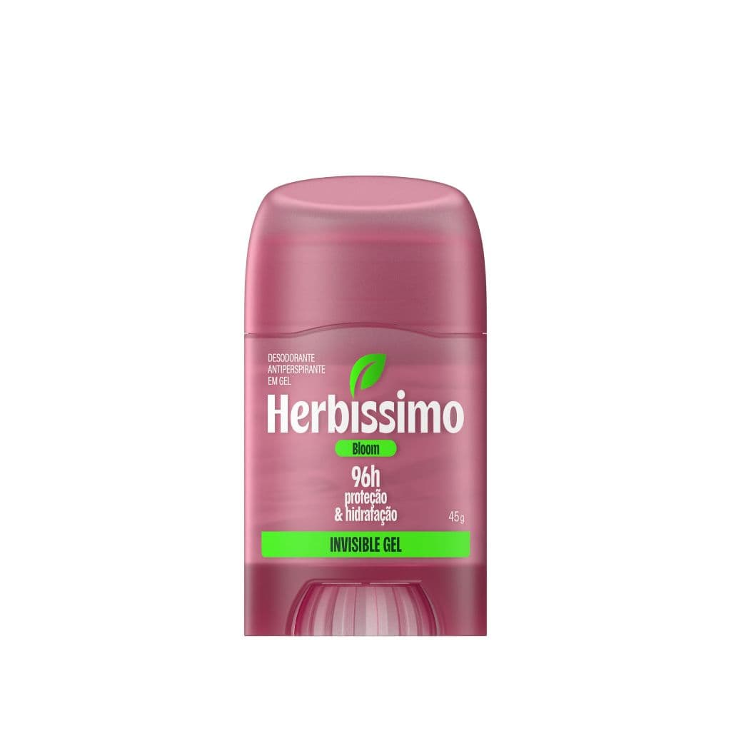 Desodorante Antitranspirante Herbíssimo Invisible Gel Bloom 45g