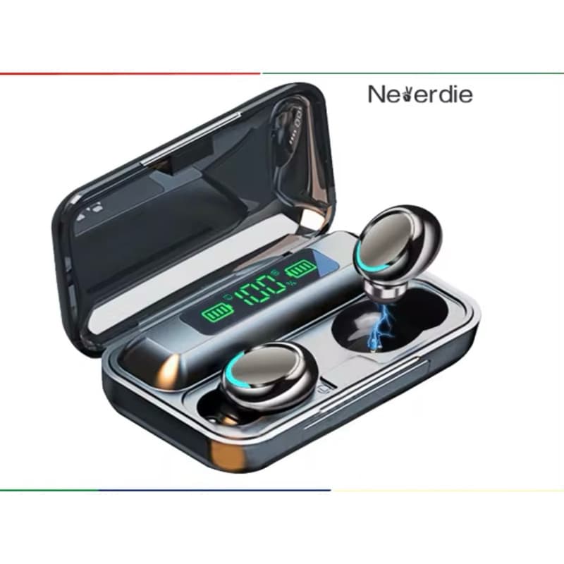 Fone De Ouvido Bluetooth Tws M10 F9 C/ Power Bank Tela Digital - Neverdie Store