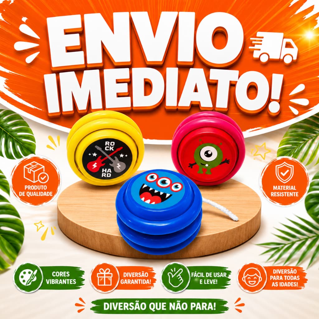 Kit Ioio Grande Atacado Brinquedo P/ Festa Aniversário Comemoração Doação De Prendas Crianças Brinde