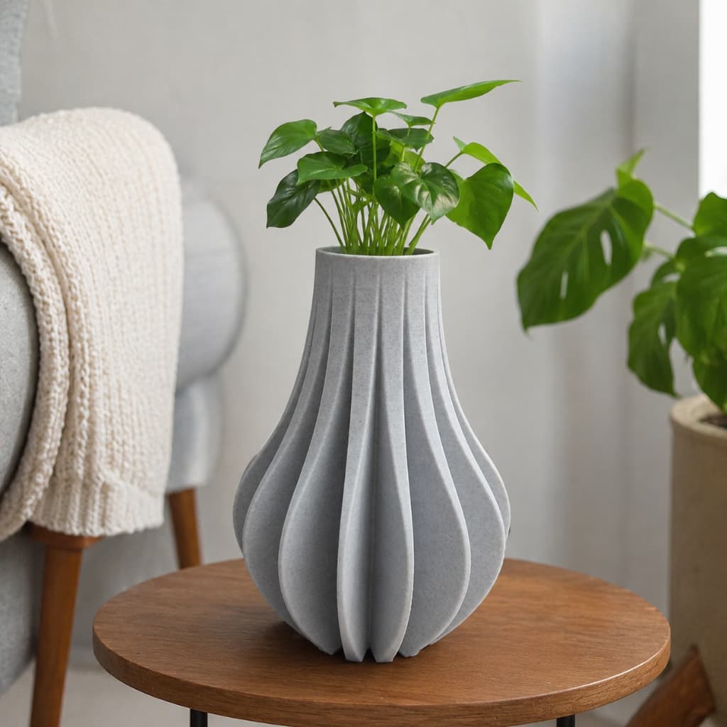 Vaso de Planta Cachepot Decorativo 12cm 3D impermeavel