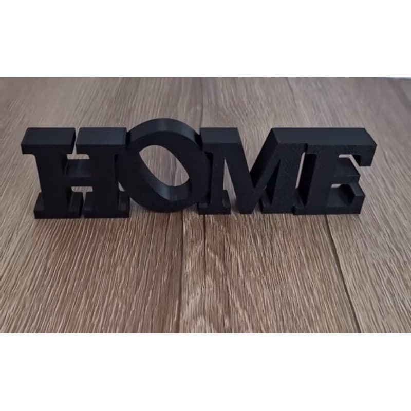 Letreiro Home Decorativo 3D  - Para Sala, Quarto, Escritório - Enfeite Moderno para Casa