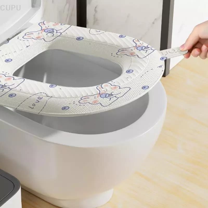 Assento Almofada para Vaso Sanitário EVA Macio Impermeável Reutilizável Universal