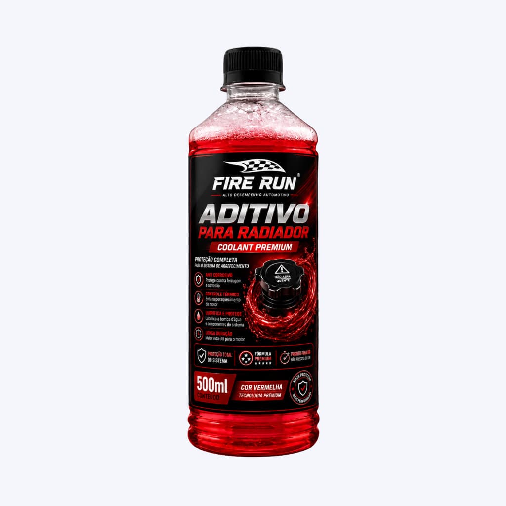 Aditivo Para Radiador Fire Run Coolant Premium Vermelho 500ml