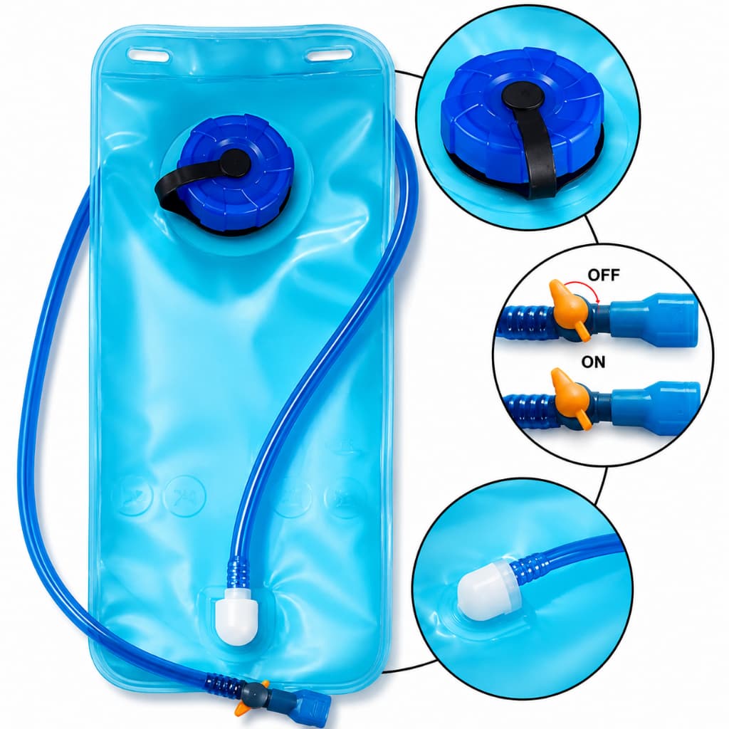 Refil Mochila de Hidratação 2L Bolsa Reservatório Água Camping Ciclismo Corrida Trilha