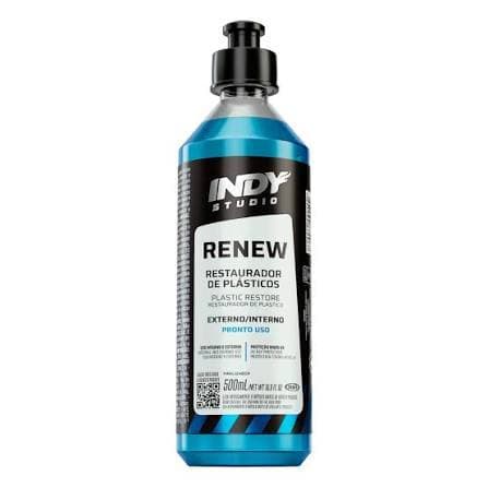 Renew Indy Studio Restaurador de Plásticos – Renova, Protege e Recupera o Brilho de Plásticos Automotivos