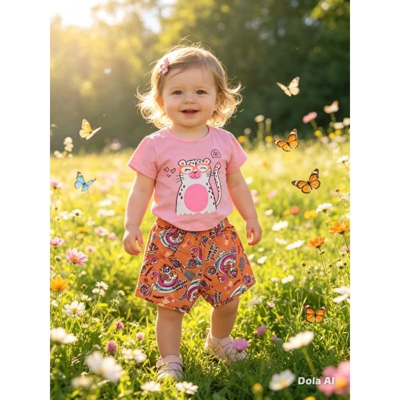 Conjunto Infantil Feminino Tam1