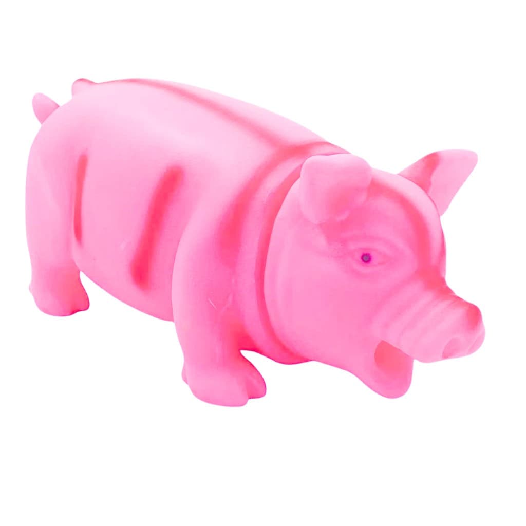 Porco De Borracha Mordedor Cachorro Pet Faz Barulho Brinquedo Para Cão