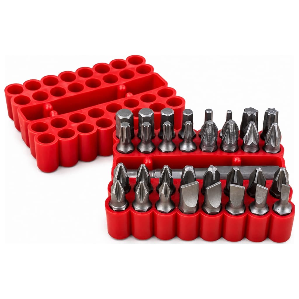 Jogo de Bits (Fenda/Phillips/Pozidriv/Allen/Torx) 34 Peças Onsite